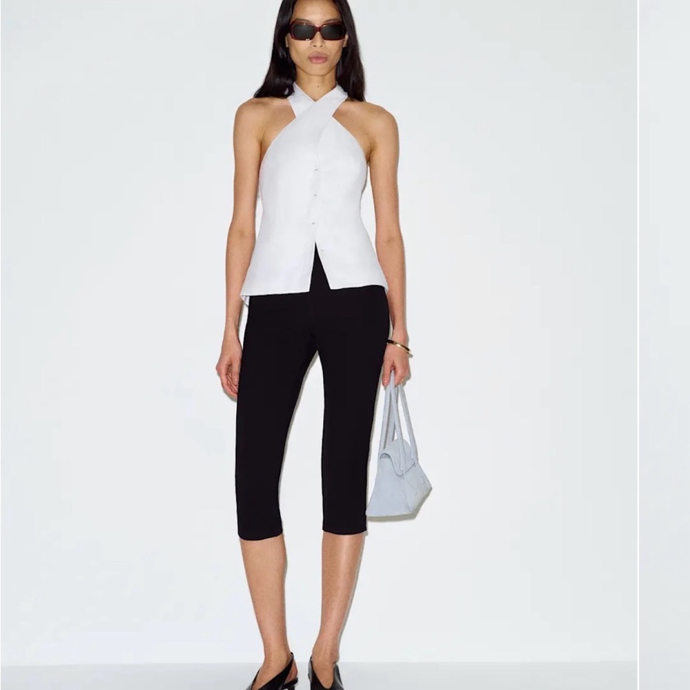 Reformation Tate Linen Top